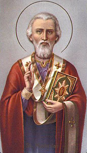 Історія життя святого Миколая, Чудотворця мірлікійського
